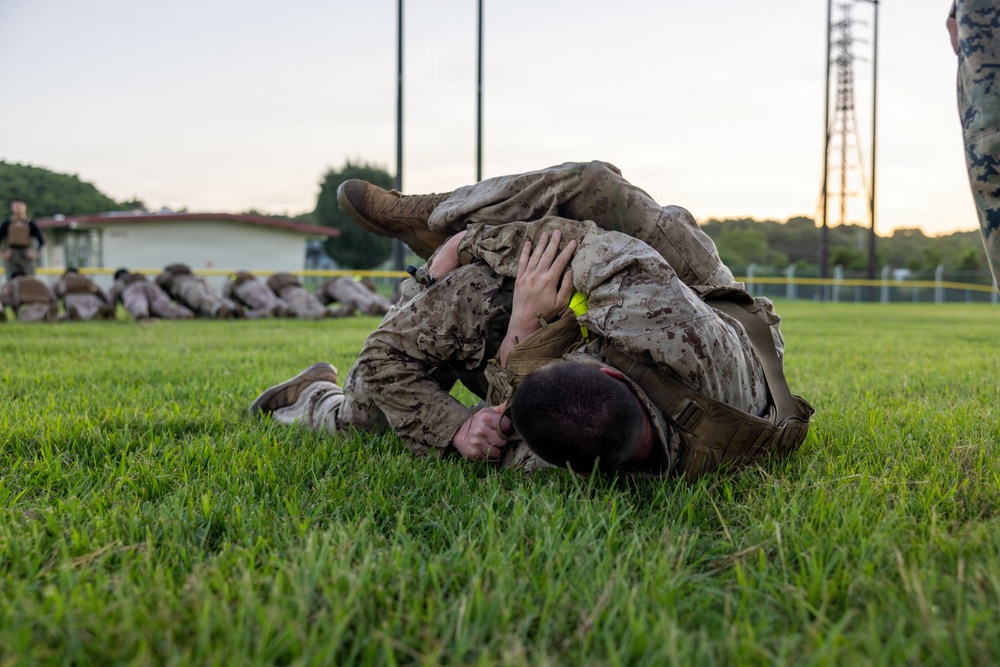U.S. Marines Participate in a MCMAP Culminating Event