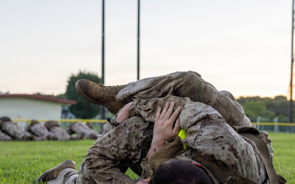 U.S. Marines Participate in a MCMAP Culminating Event