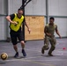 Soldiers attend soccer clinic held by professional players at Pabradė Training Area