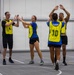 Soldiers attend soccer clinic held by professional players at Pabradė Training Area