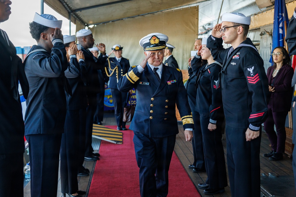 USS Mount Whitney Hosts Key Leader Engagement in Zeebrugge, Belgium