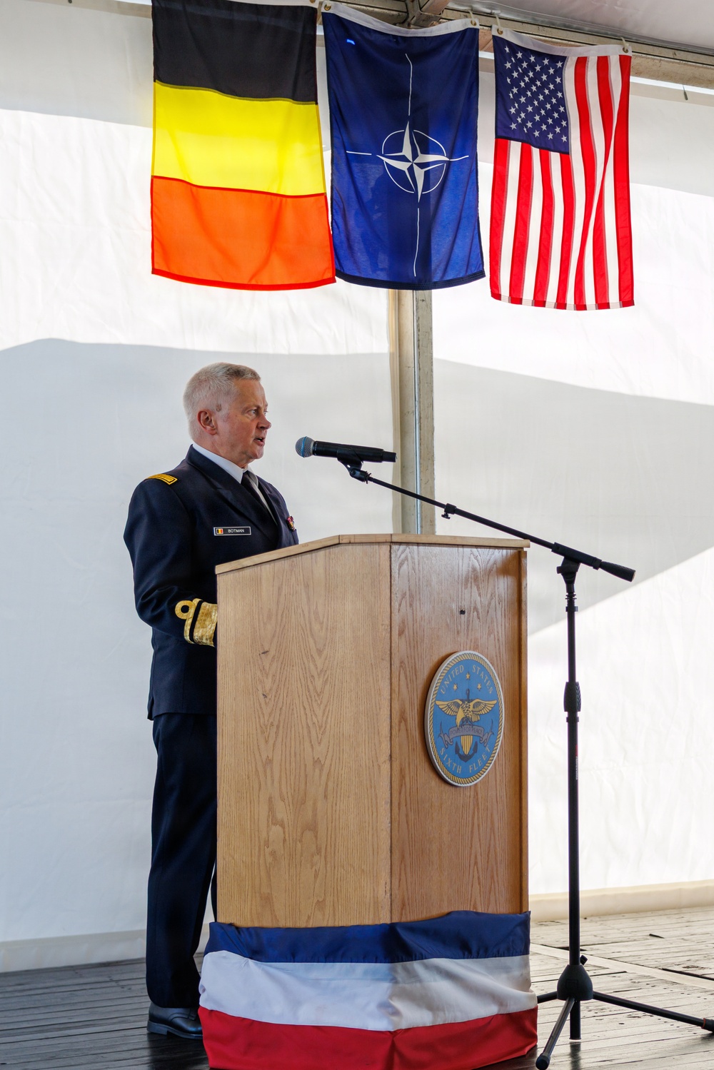 USS Mount Whitney Hosts Key Leader Engagement in Zeebrugge, Belgium