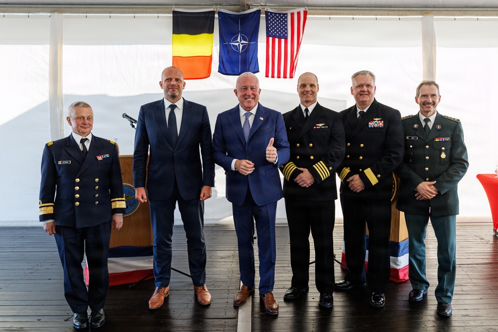 USS Mount Whitney Hosts Key Leader Engagement in Zeebrugge, Belgium