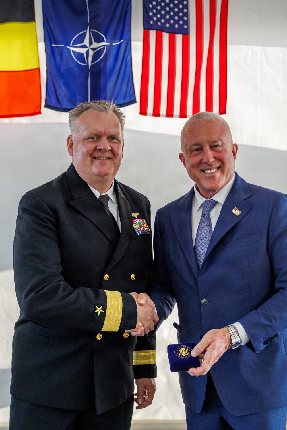 USS Mount Whitney Hosts Key Leader Engagement in Zeebrugge, Belgium