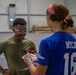 Soldiers attend soccer clinic held by professional players at Pabradė Training Area