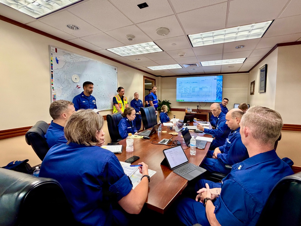 U.S. Coast Guard responds to Super Typhoon Bavi