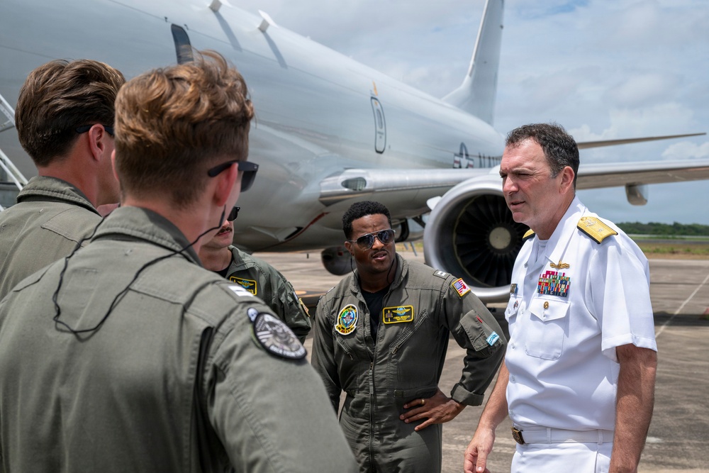 Rear Adm. Kyle Gantt Visits P-8A Squadron VP-26