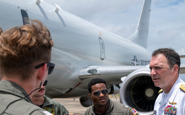 Rear Adm. Kyle Gantt Visits P-8A Squadron VP-26