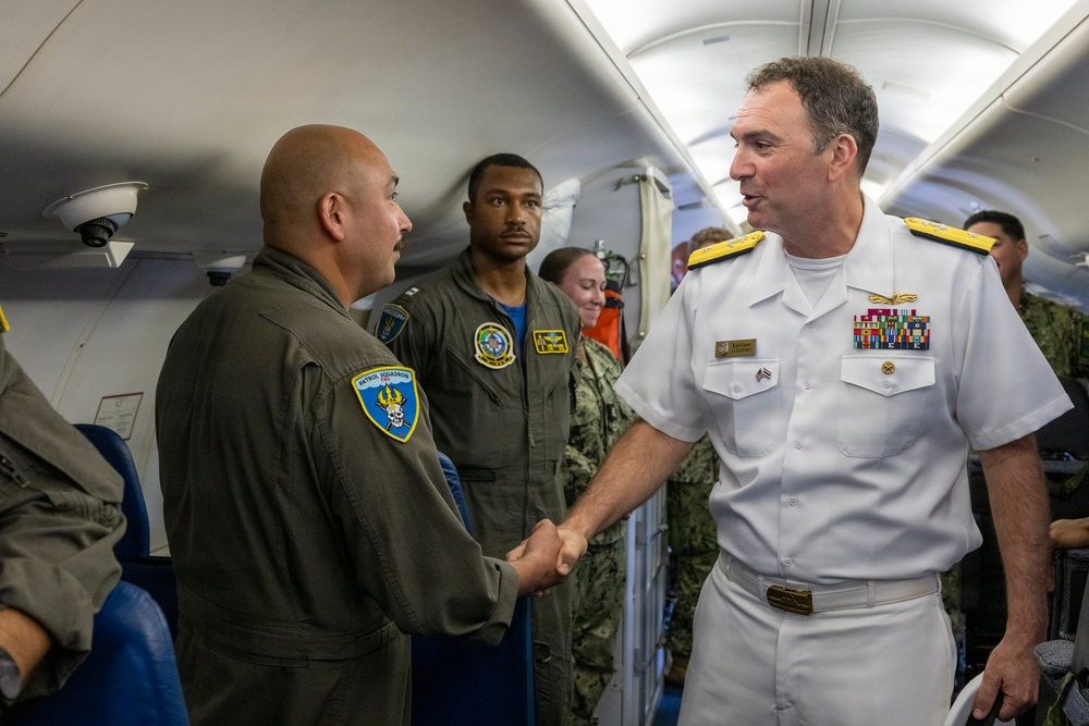 Rear Adm. Kyle Gantt Visits P-8A Squadron VP-26