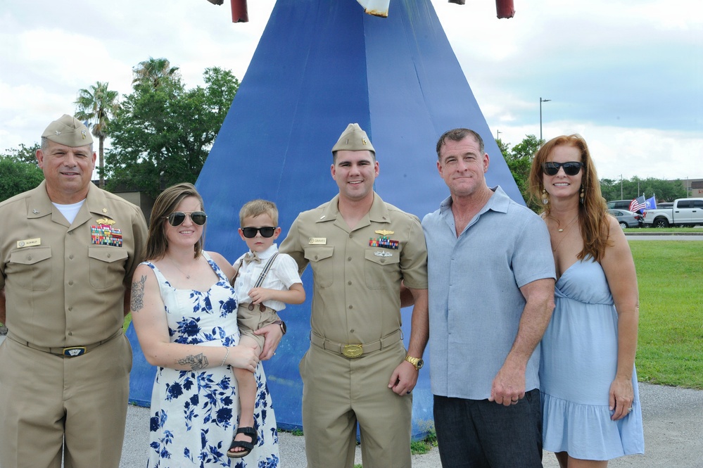 Lt. j.g. Fletcher Graves Recognized During Frocking Ceremony in Gulfport