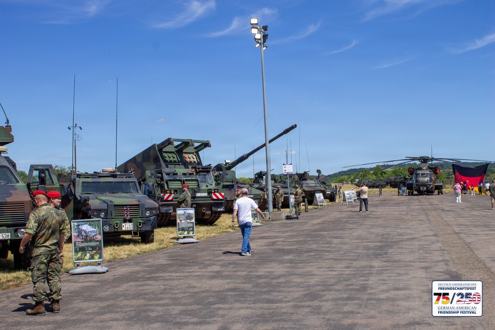 USAG Rheinland-Pfalz celebrates partnerships, freedom at 75/250 German-American Friendship Fest