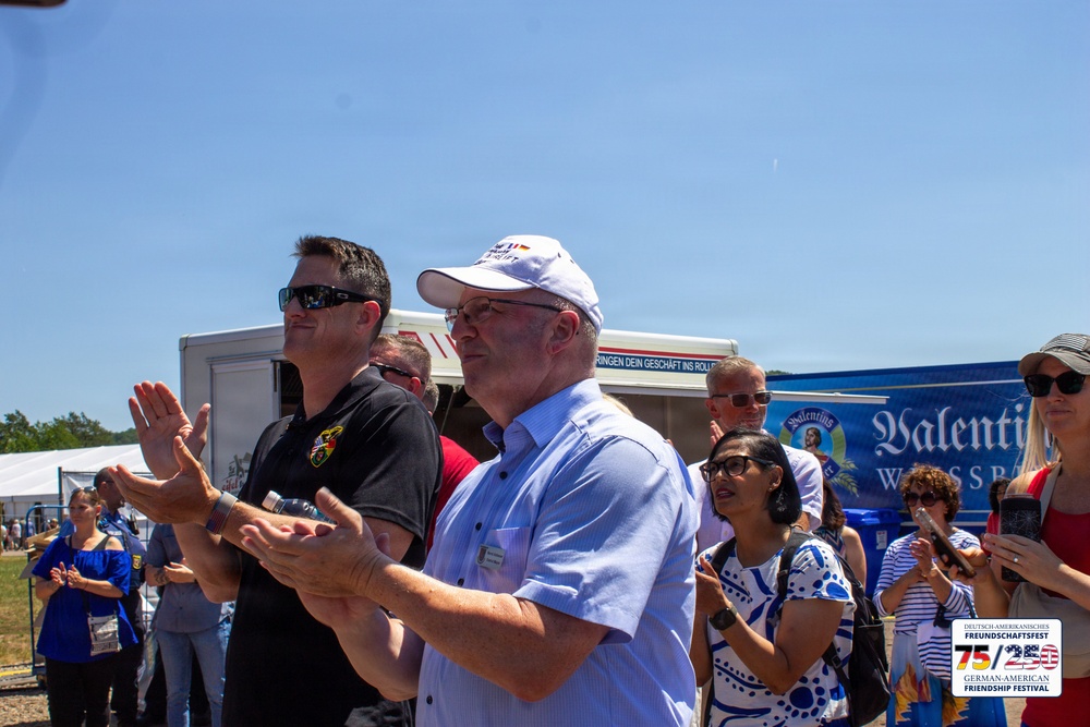 USAG Rheinland-Pfalz celebrates partnerships, freedom at 75/250 German-American Friendship Fest