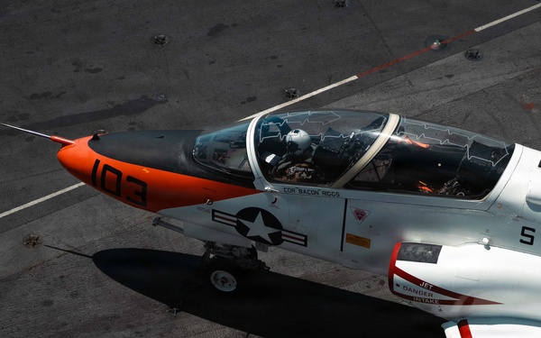 IKE conducts carrier qualifications with CNATRA