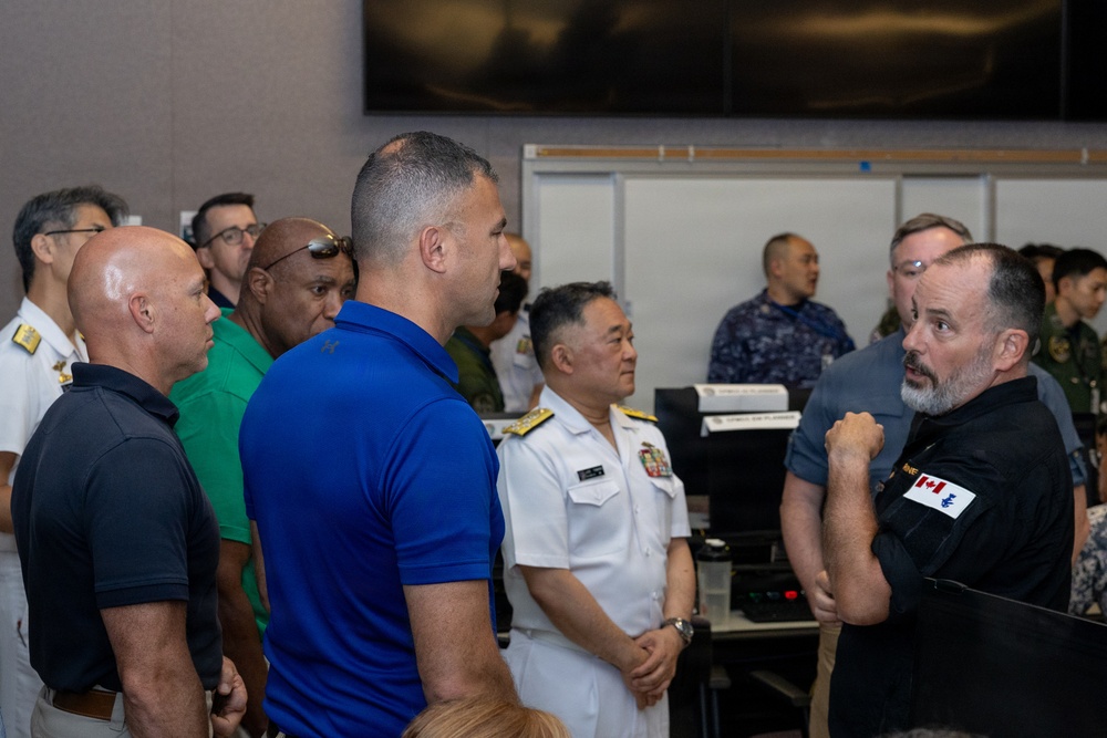 RIMPAC 2026: Distinguished Visitors Receive Combined Operations Briefing