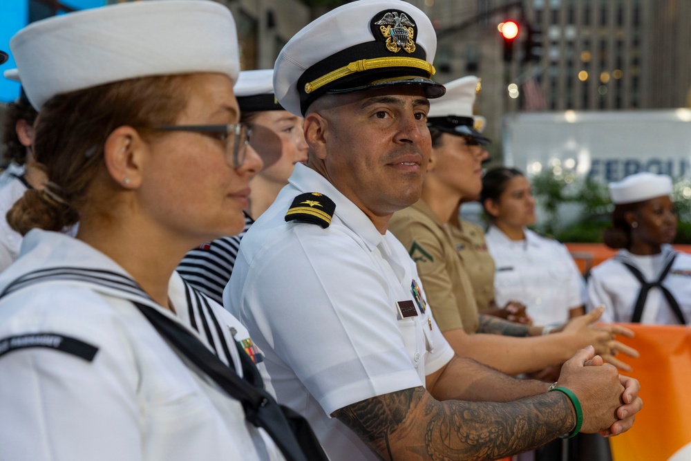 U.S. and Partner Nation Sailors at TODAY Show