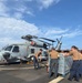 U.S. Navy Sailors stage water donated by the Netherlands for transfer aboard the littoral combat ship USS Billings (LCS 15) while underway off the coast of Venezuela, July 2, 2026.