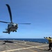 U.S. Navy Sailors stage water donated by the Netherlands for transfer aboard the littoral combat ship USS Billings (LCS 15) while underway off the coast of Venezuela, July 2, 2026.
