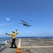 U.S. Navy Sailors stage water donated by the Netherlands for transfer aboard the littoral combat ship USS Billings (LCS 15) while underway off the coast of Venezuela, July 2, 2026.
