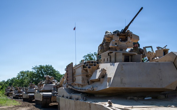 36th Infantry Regiment Soldiers conduct tank gunnery at NSTA, Bulgaria