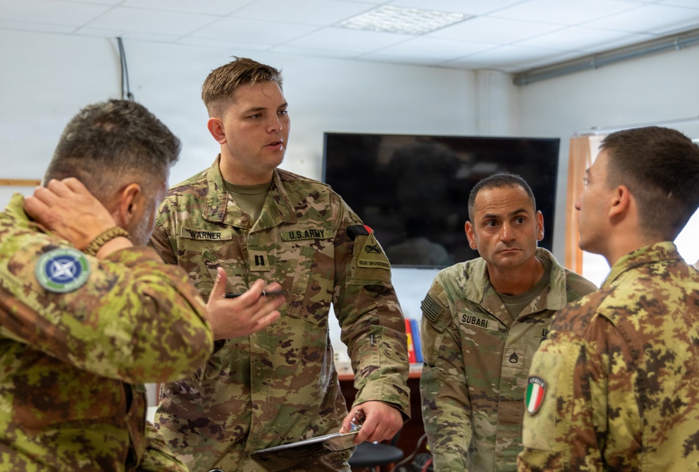 36th Infantry Regiment Soldiers conduct base defense training at NSTA, Bulgaria