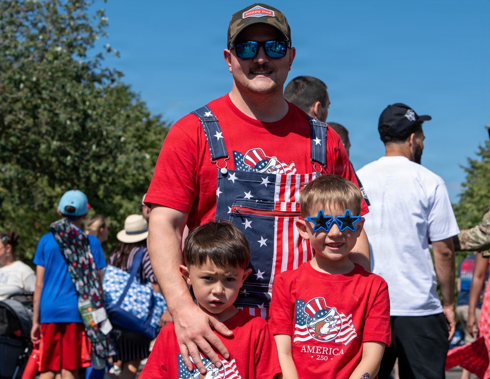 Military families celebrate nation's 250th Anniversary during Super Saber Appreciation Day 2026