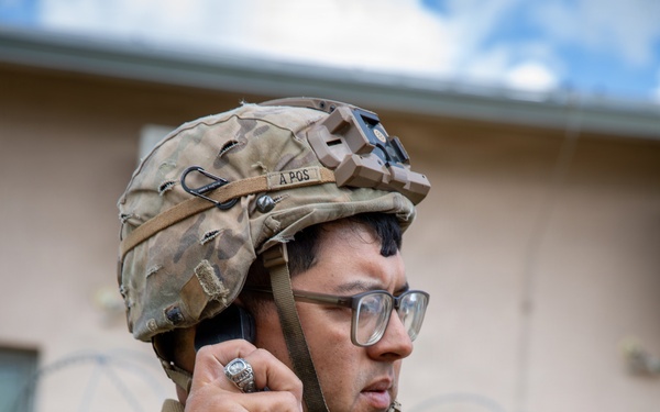36th Infantry Regiment Soldiers conduct base defense training at NSTA, Bulgaria