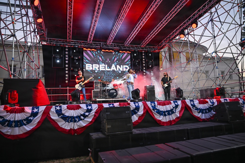 Semi quincentennial Independence Day Celebration on USAG-Italy