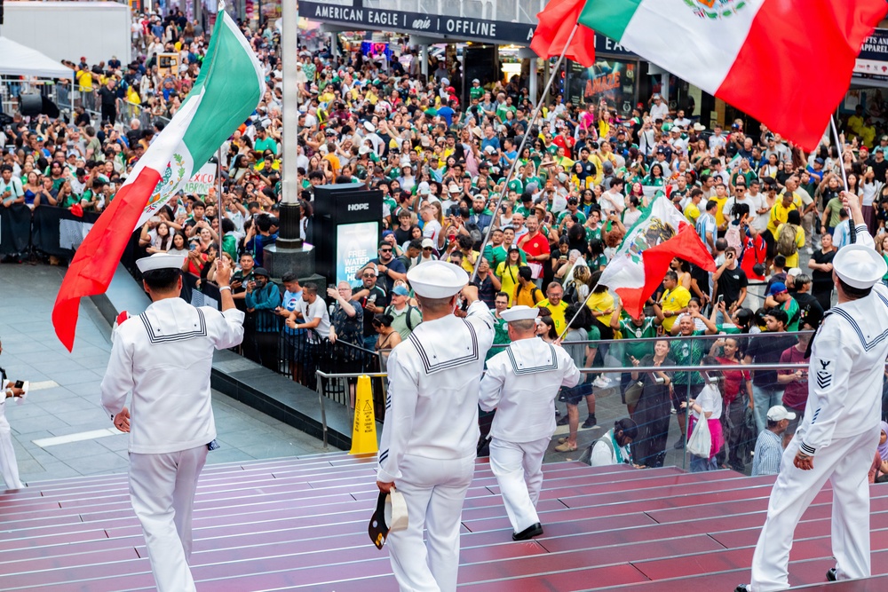 Sailors celebrate World Cup during INR 250