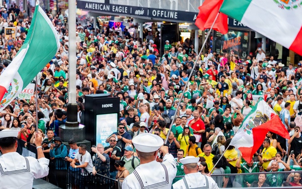 Sailors celebrate World Cup during INR 250
