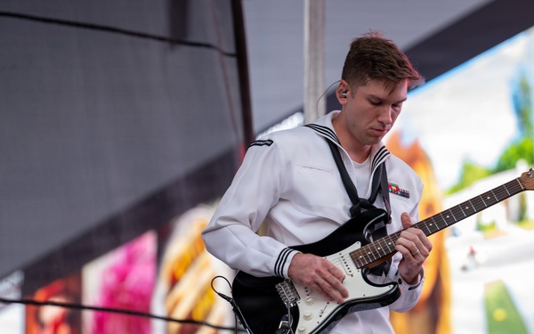 Navy Band Northeast Rocks Times Square for INR 250