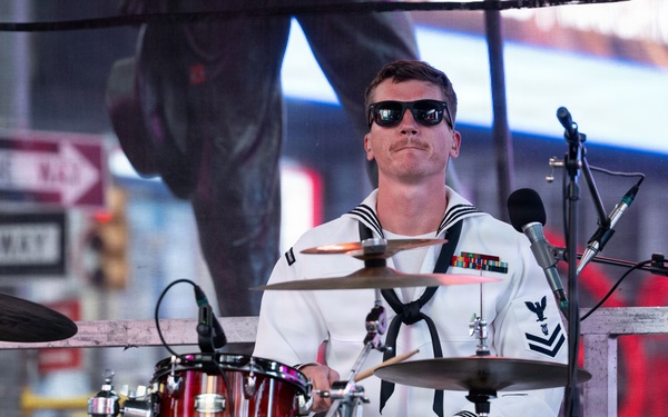 Navy Band Northeast Rocks Times Square for INR 250