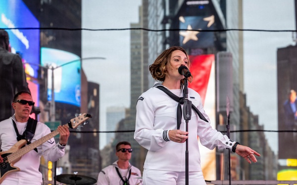 Navy Band Northeast Rocks Times Square for INR 250