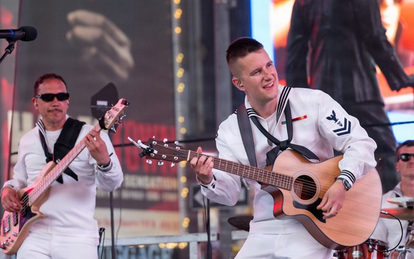 Navy Band Northeast Rocks Times Square for INR 250