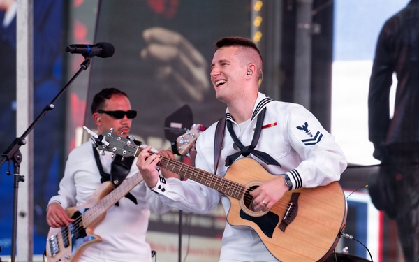 Navy Band Northeast Rocks Times Square for INR 250