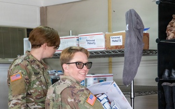 KFOR RC-E volunteers support Camp Bondsteel Soldier’s Closet