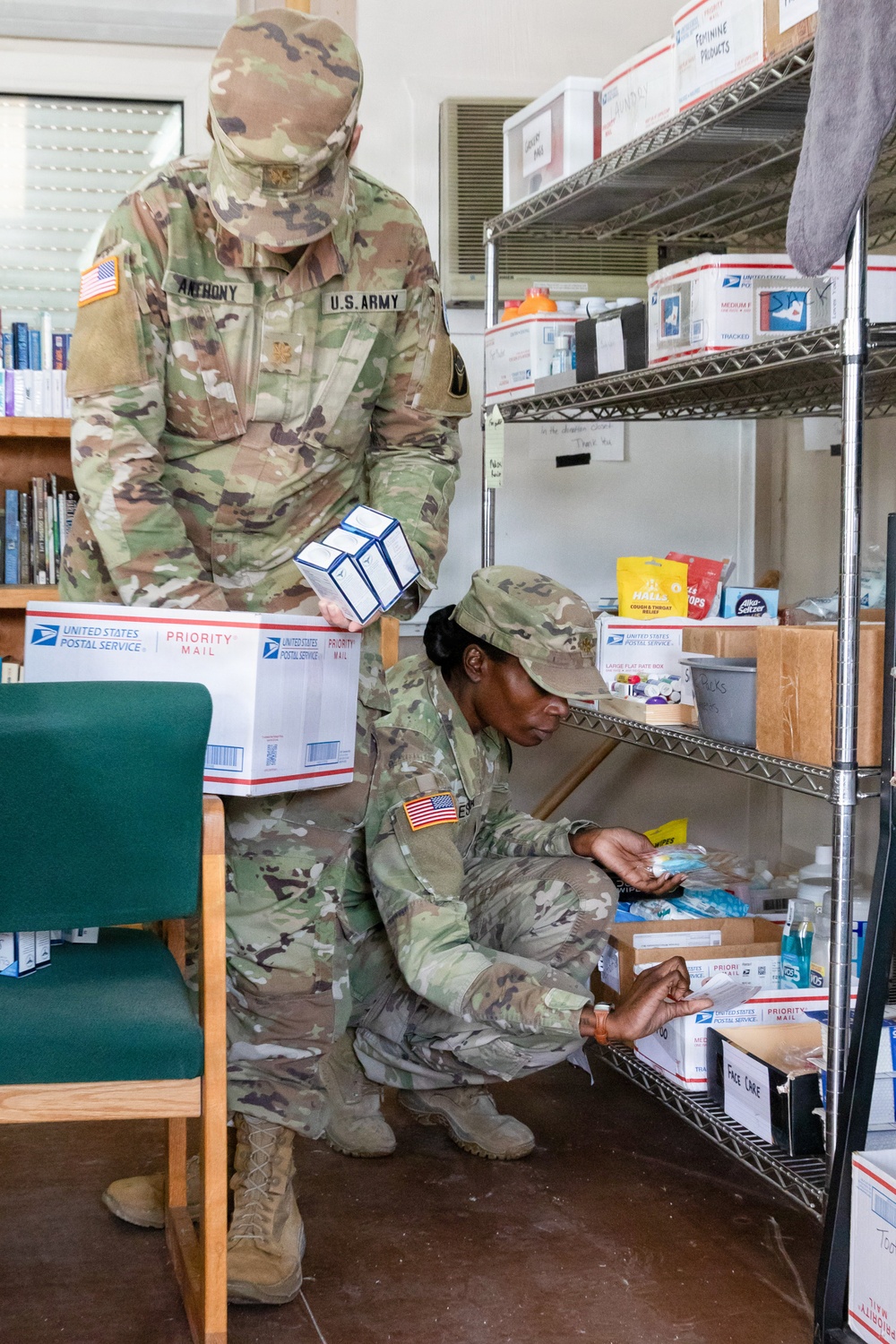KFOR RC-E volunteers support Camp Bondsteel Soldier’s Closet