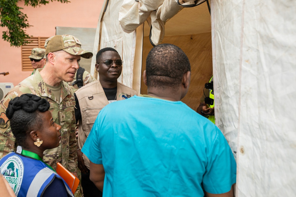 Togolese disaster-response officials conduct field training exercise with North Dakota state partners, SETAF-AF