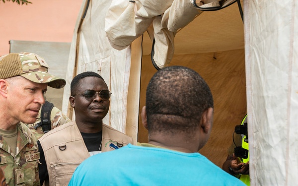 Togolese disaster-response officials conduct field training exercise with North Dakota state partners, SETAF-AF