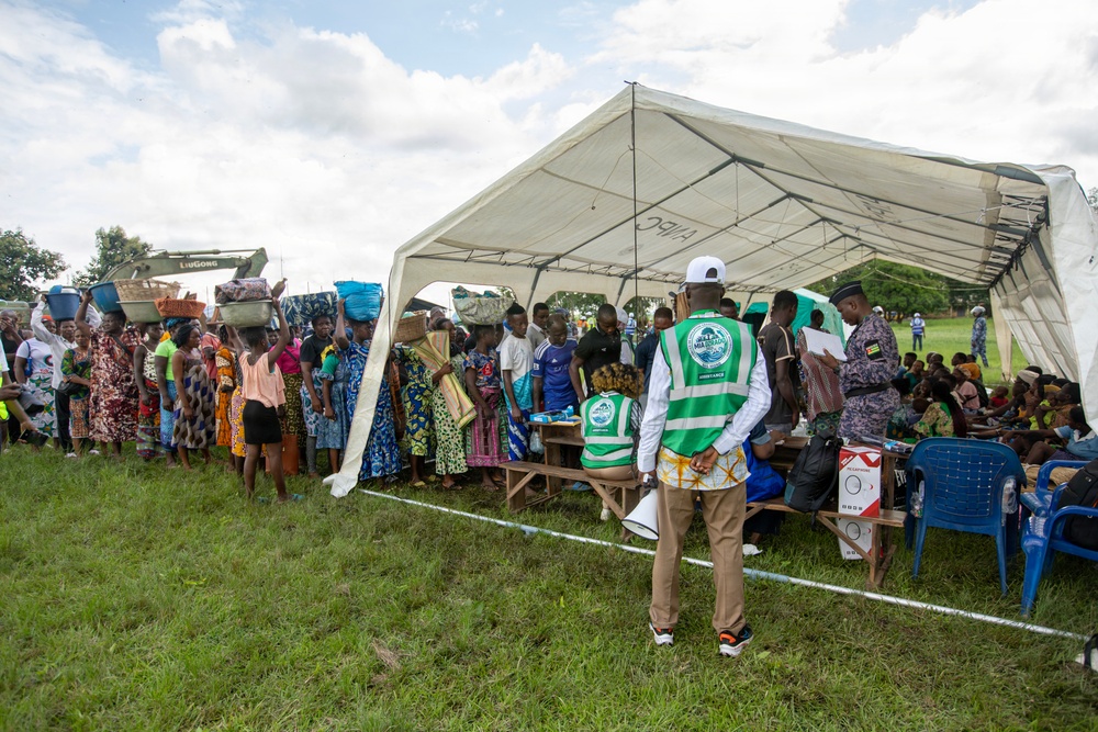Togolese disaster-response officials conduct field training exercise with North Dakota state partners, SETAF-AF