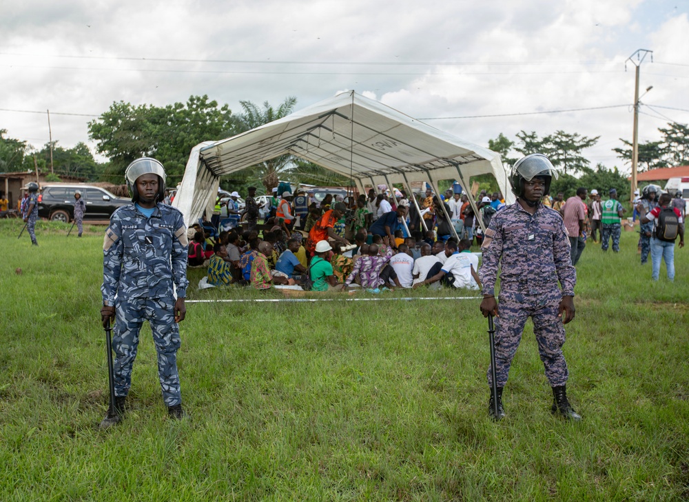 Togolese disaster-response officials conduct field training exercise with North Dakota state partners, SETAF-AF