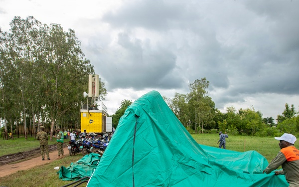 Togolese disaster-response officials conduct field training exercise with North Dakota state partners, SETAF-AF