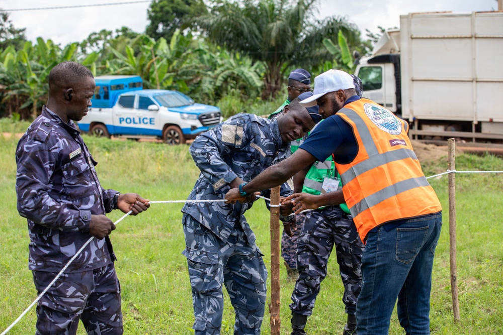 Togolese disaster-response officials conduct field training exercise with North Dakota state partners, SETAF-AF