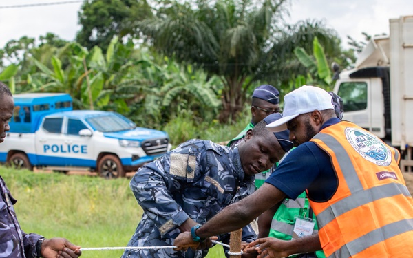 Togolese disaster-response officials conduct field training exercise with North Dakota state partners, SETAF-AF