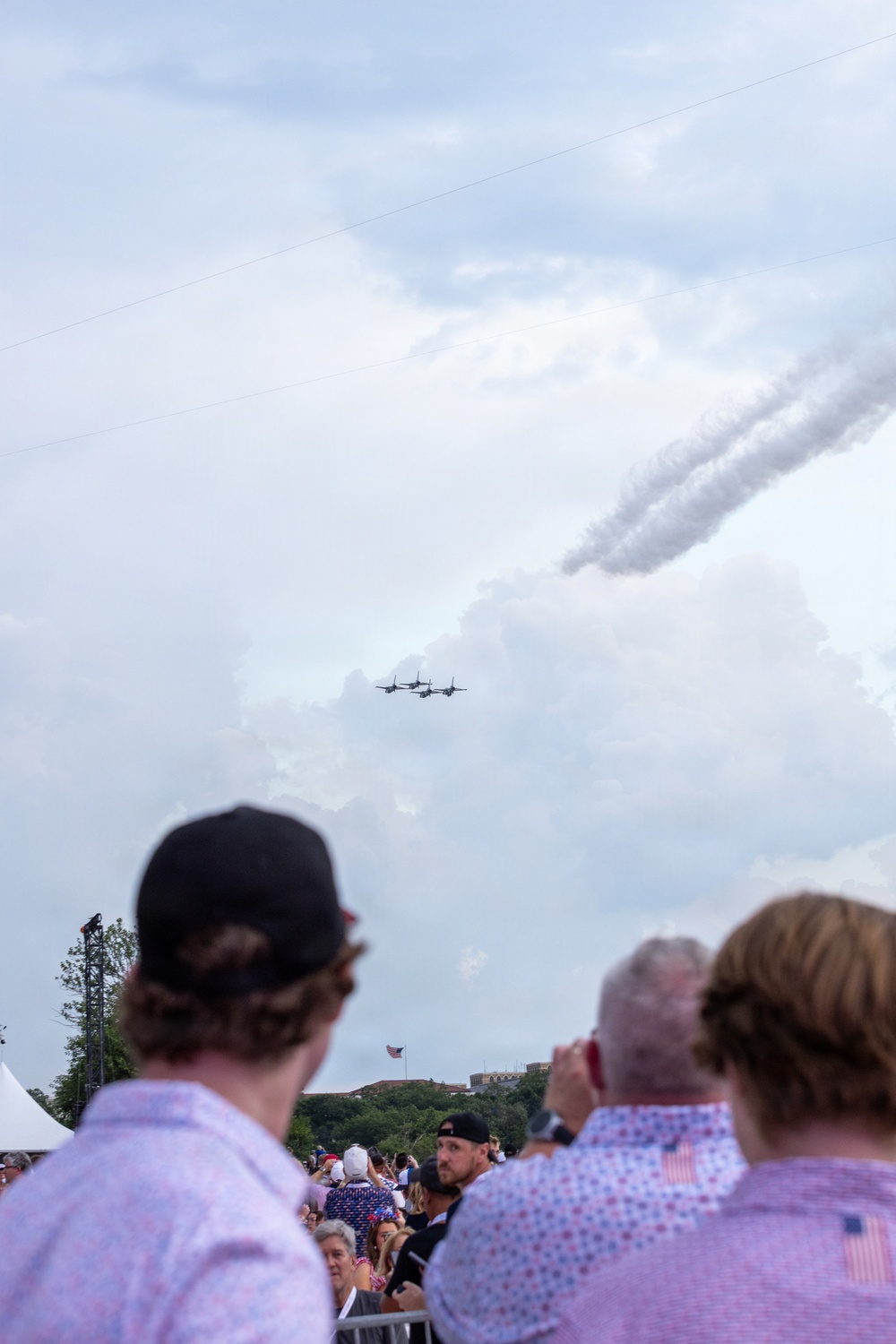 Flyovers at Salute to America on July 4, 2026