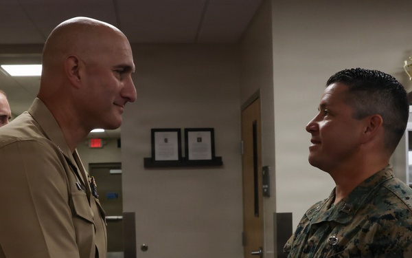 Capt. Shoenfeld Navy and Marine Corps Commendation Medal Presentation and Going Away Ceremony
