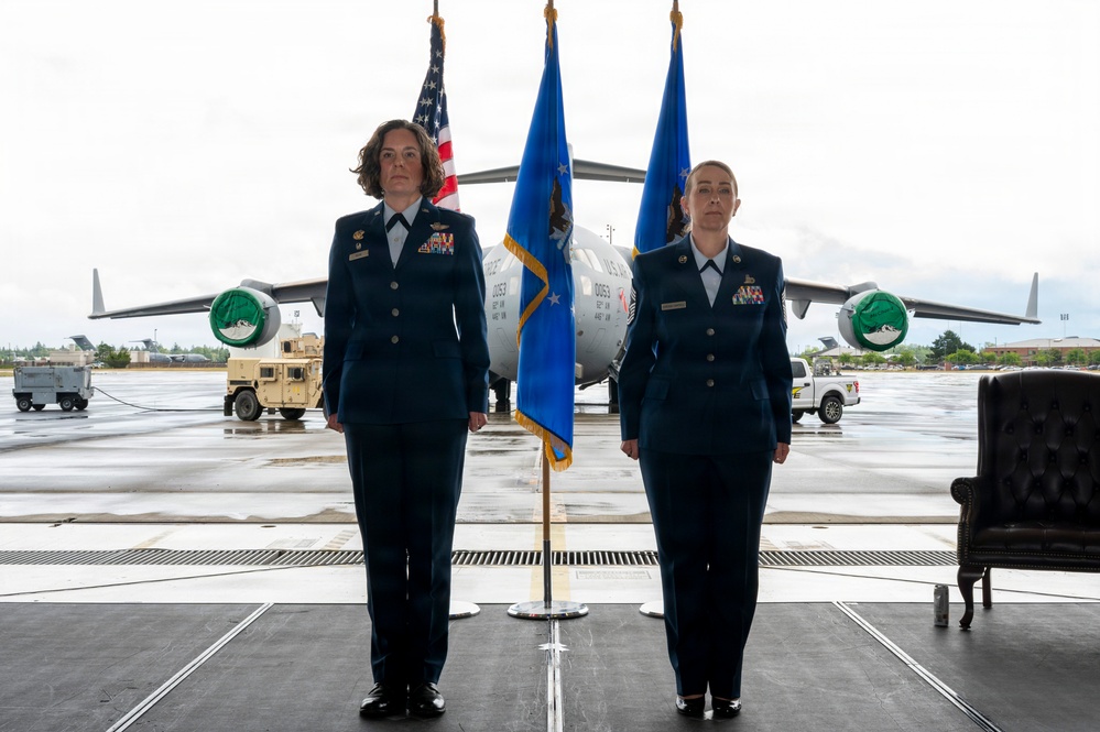 Chief Master Sgt. Kristy Korchak-Campbell retirement ceremony