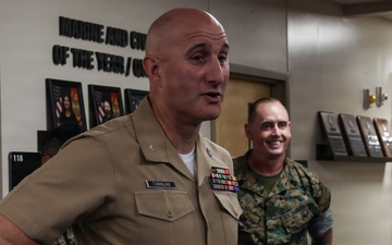 Capt. Shoenfeld Navy and Marine Corps Commendation Medal Presentation and Going Away Ceremony