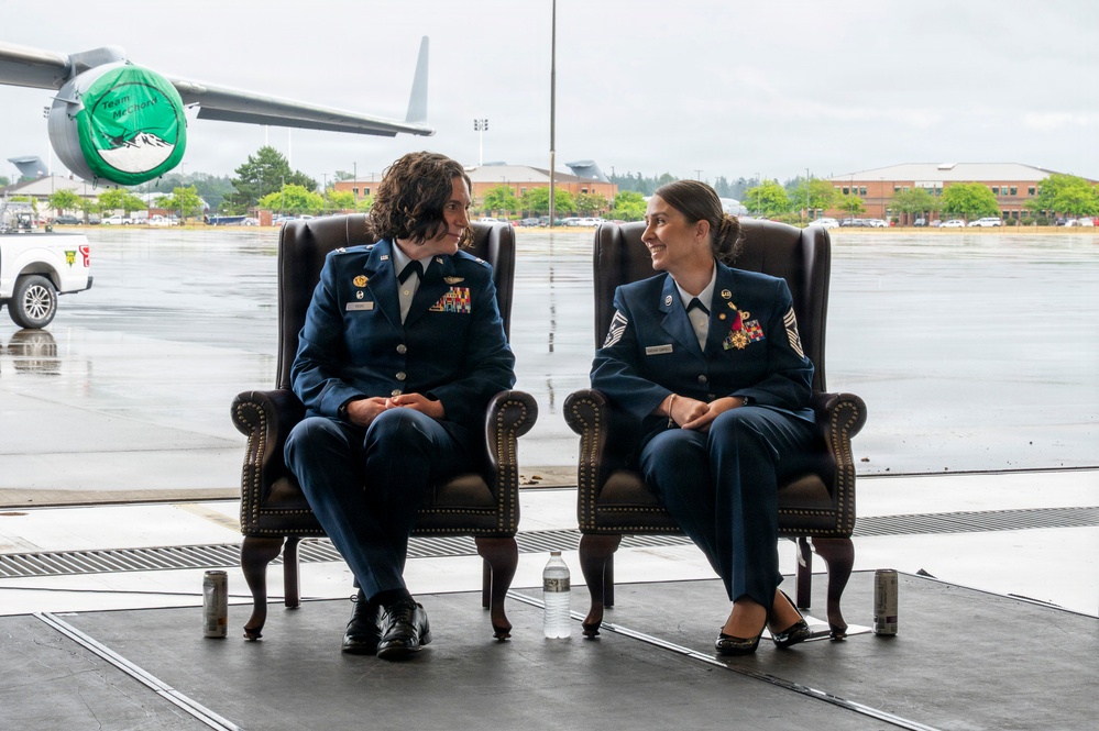 Chief Master Sgt. Kristy Korchak-Campbell retirement ceremony