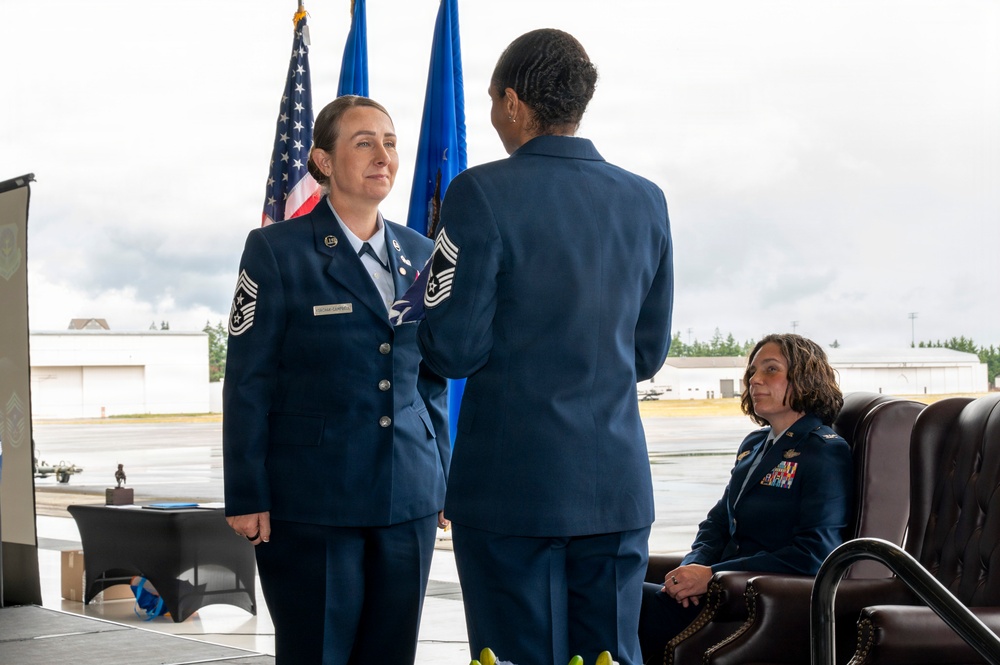 Chief Master Sgt. Kristy Korchak-Campbell retirement ceremony