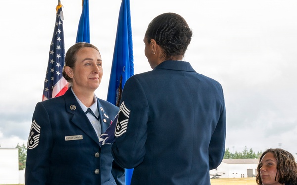 Chief Master Sgt. Kristy Korchak-Campbell retirement ceremony